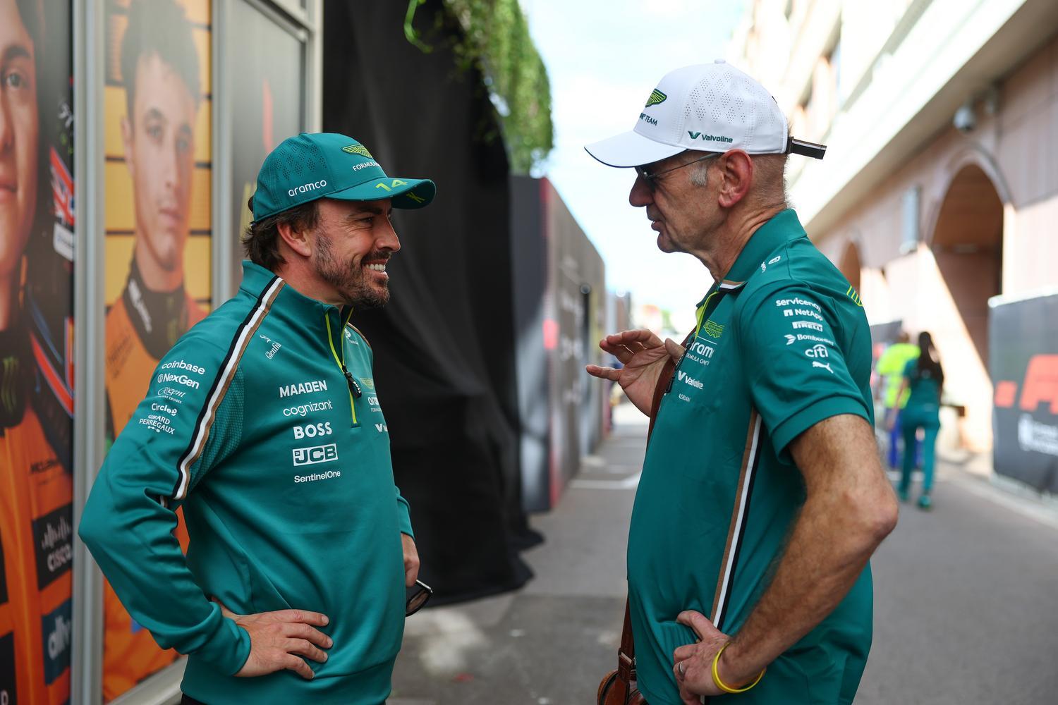 Alonso elogia Newey: "Più artista che ingegnere"