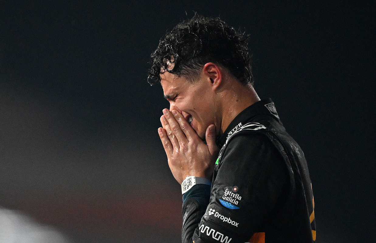 Norris Says His World Title Finally Sank In While Alone in the Bathroom