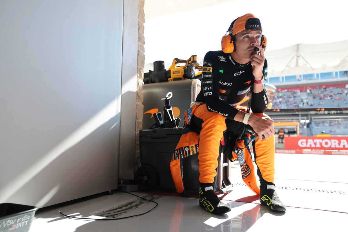 Lando Norris in difficoltà con il feeling della McLaren: stop nel GP degli USA