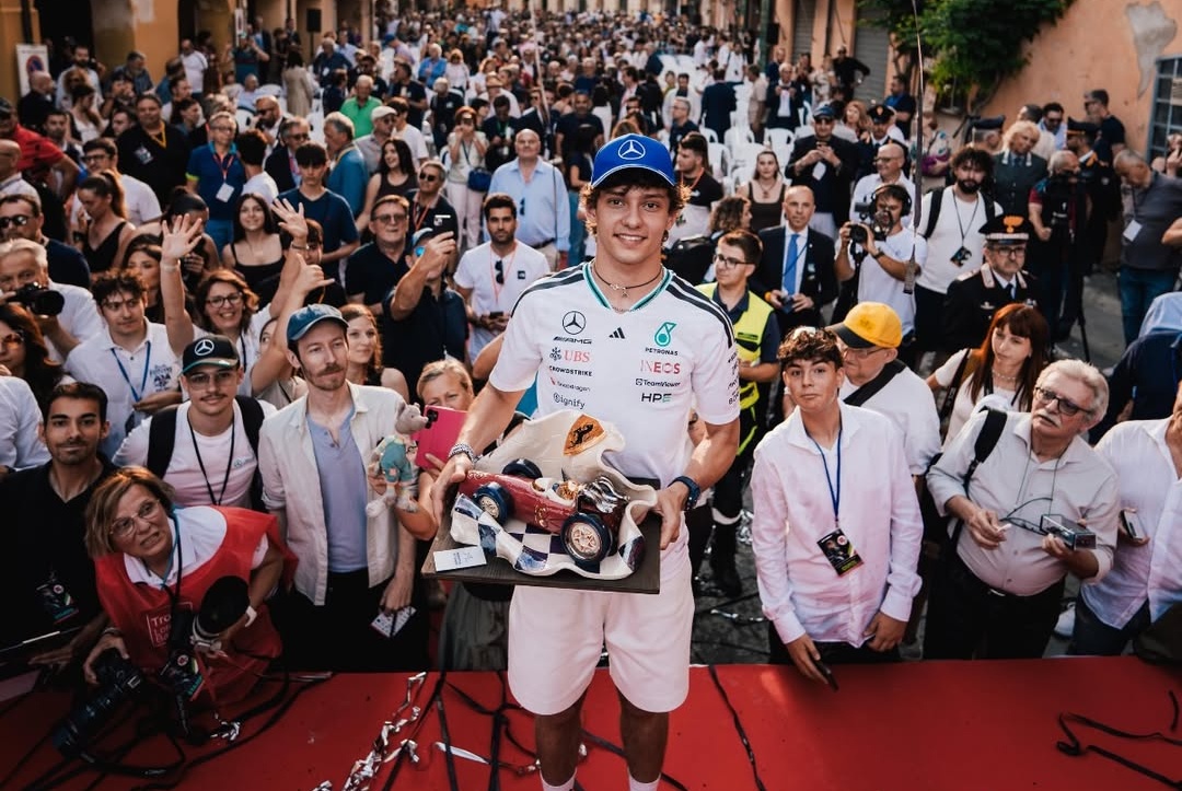 Antonelli Receives Bandini Trophy, Dismisses Ferrari Rumors to Affirm Mercedes Loyalty
