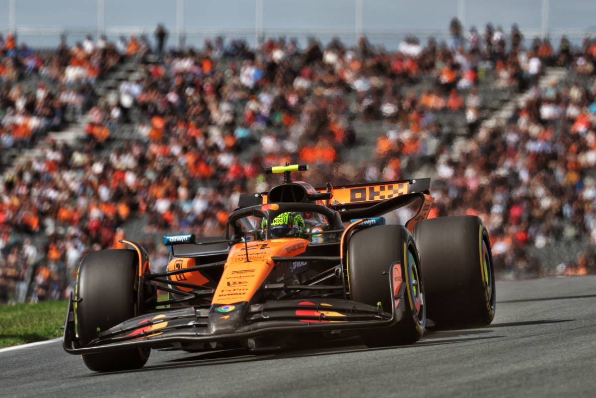 オランダGP FP1：ノリスがピアストリを抑え、マクラーレンが混乱のセッションで1-2
