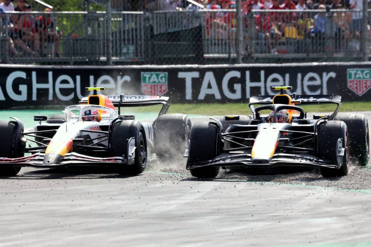 Choque en el GP de Italia: Liam Lawson Resta Importancia, Yuki Tsunoda Expresa Furia