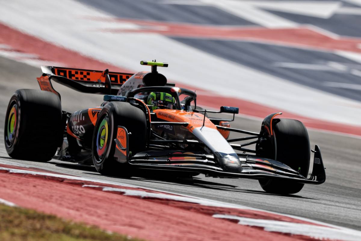 Norris lidera Hulkenberg no único treino livre do GP dos Estados Unidos