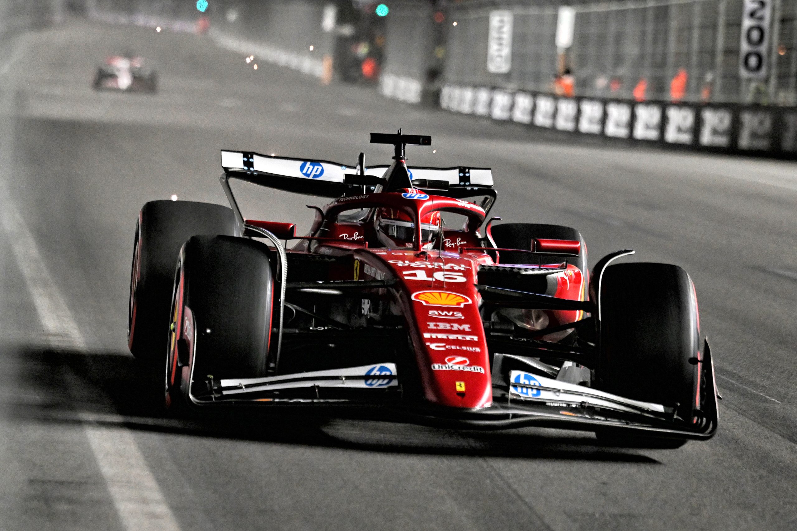 ベガスでルクレール、前向き：ギアボックスの懸念もフェラーリは「悪くない」