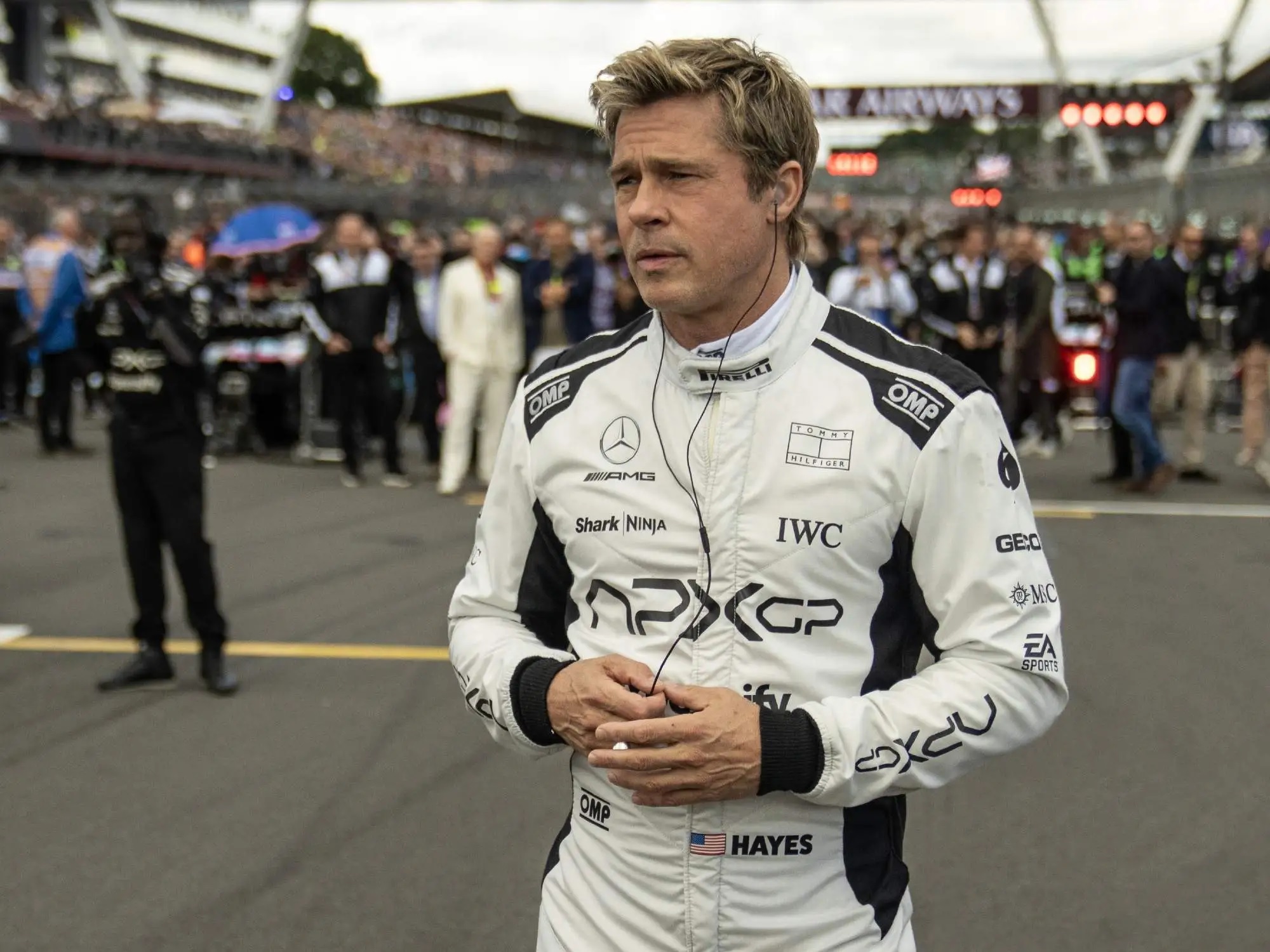 Wolff ricorda la battuta schietta di Hamilton a Brad Pitt sull'età